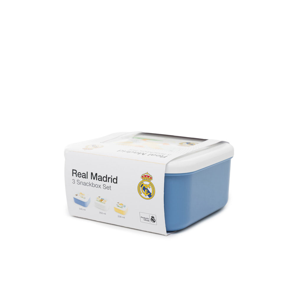 Real Madrid 3 snackbox set