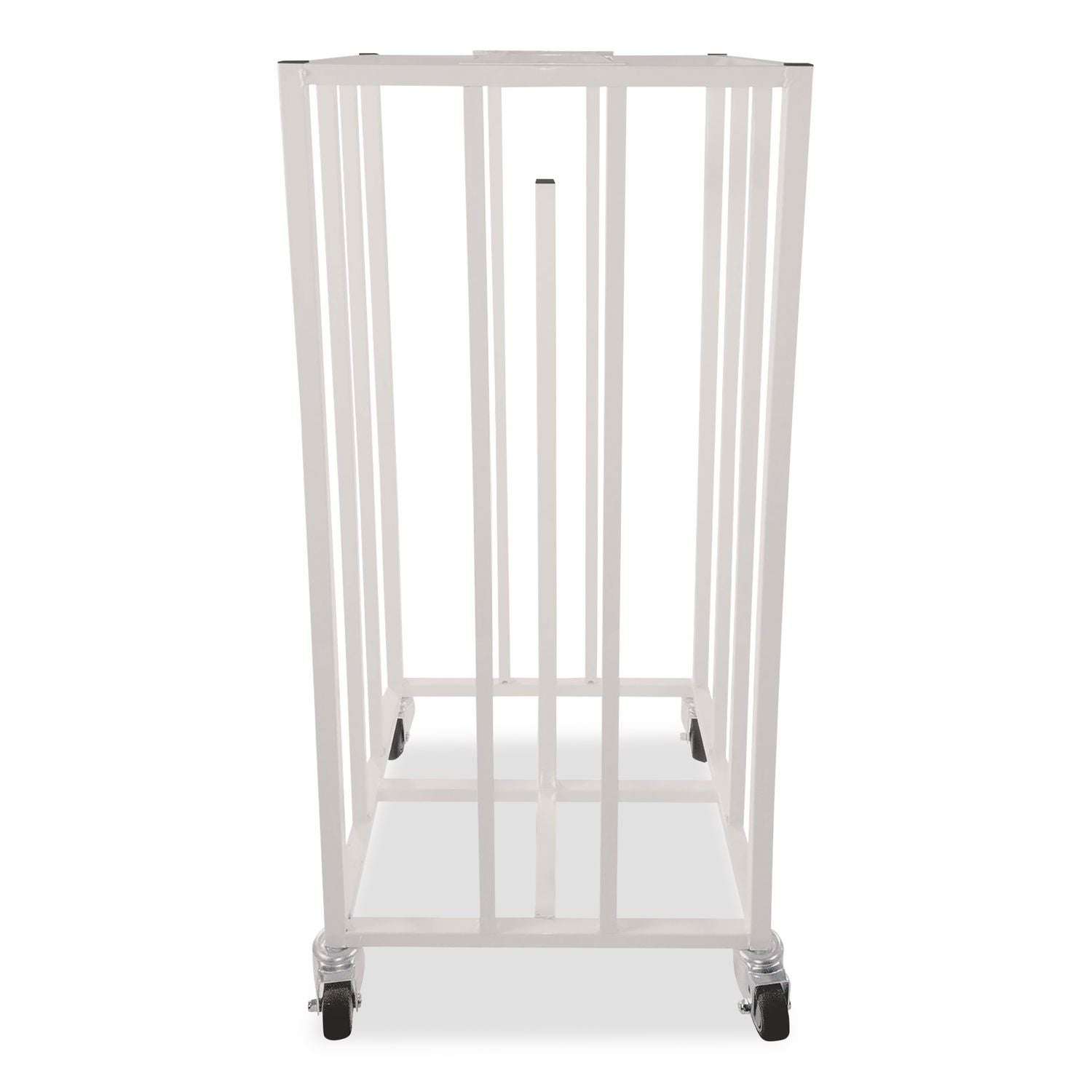 Deluxe Vertical Ball Cage, Fits Approximately 20 Balls, Metal, 20" x 20" x 48", White