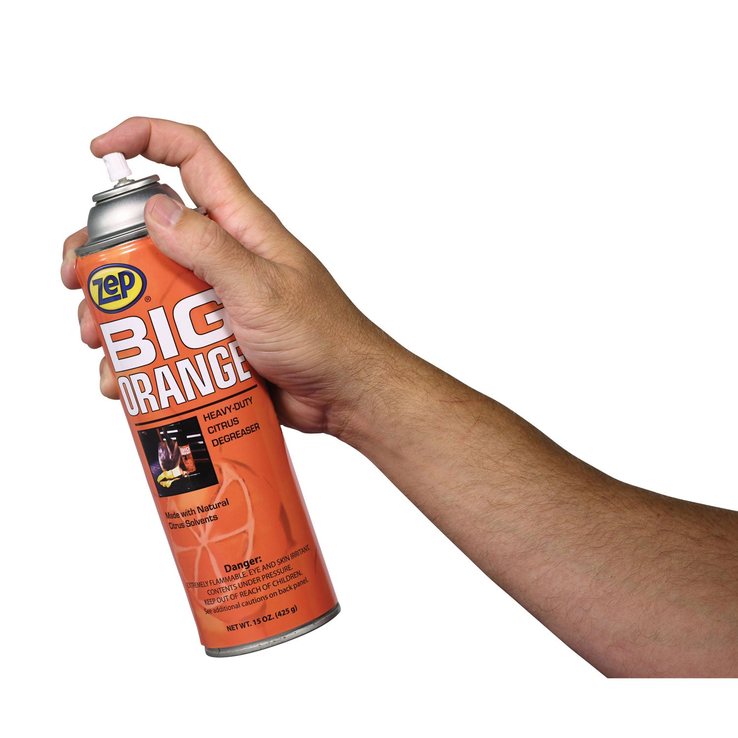 Big Orange Aerosol, Citrus Scent, 15 oz Aerosol Can, 12/Carton