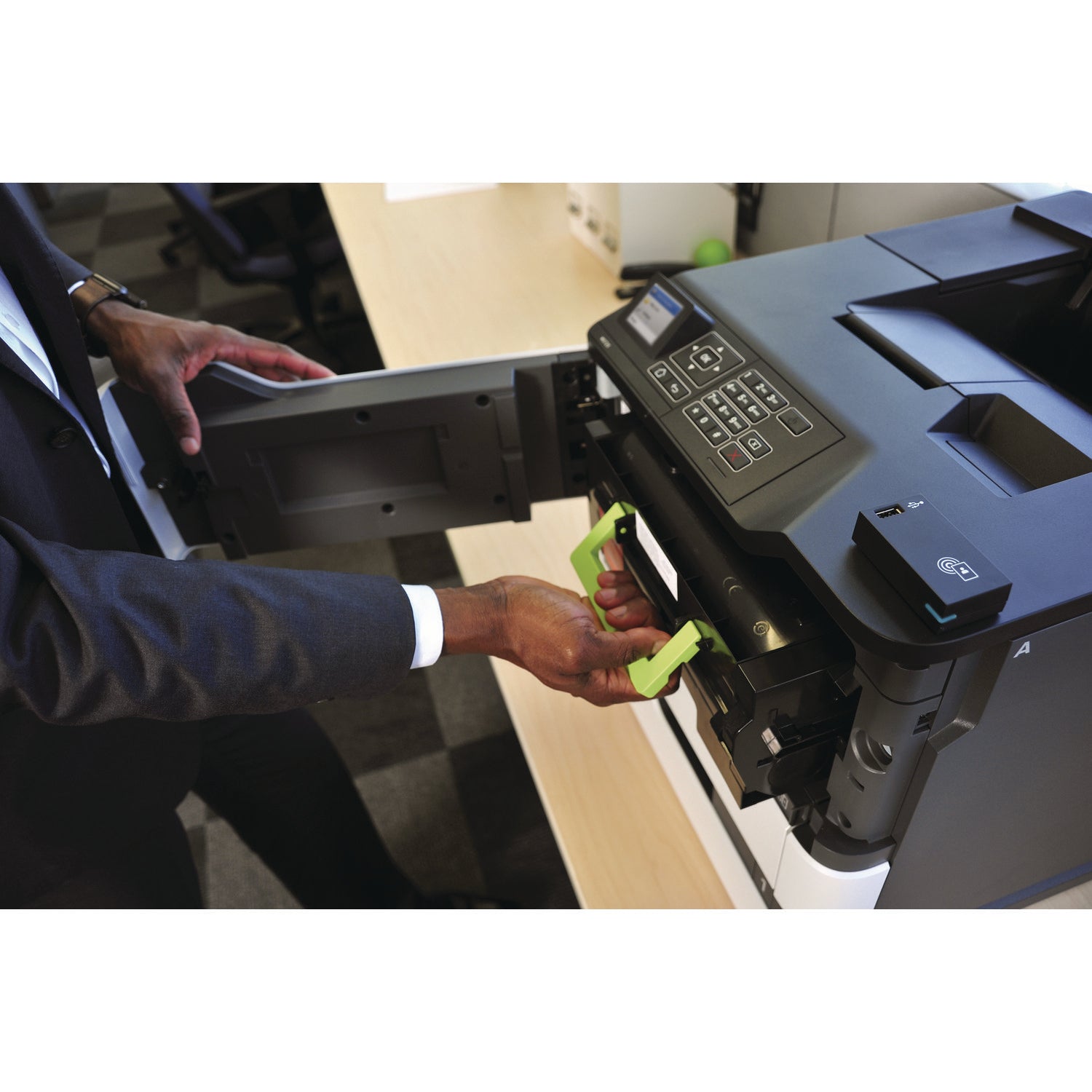 Lexmark Unison Original Standard Yield Yellow Laser Toner Cartridge, 1 Each, 7,000 Page Yield