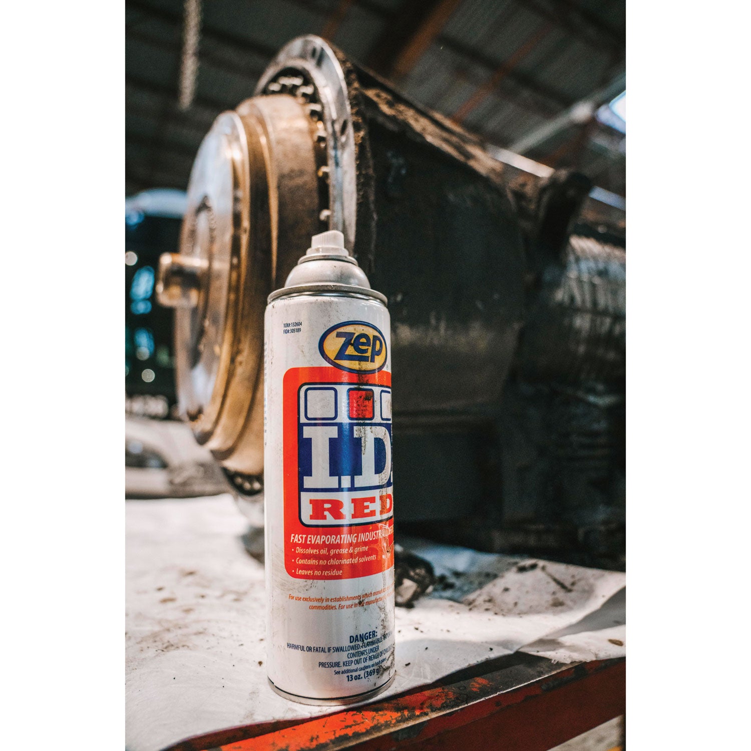 I.D. Red Aerosol, 13 oz Aerosol Spray. 12/Carton