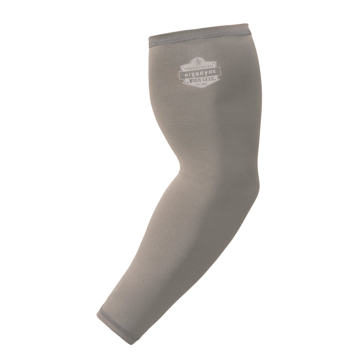 Ergodyne 6690 Cooling Arm Sleeves, Gray, Medium, Fabric, Durable, Stretchable, Comfortable, Moisture Wicking, Anti-odor, Machine Washable, UV Protection, 2 Sleeves per Pack