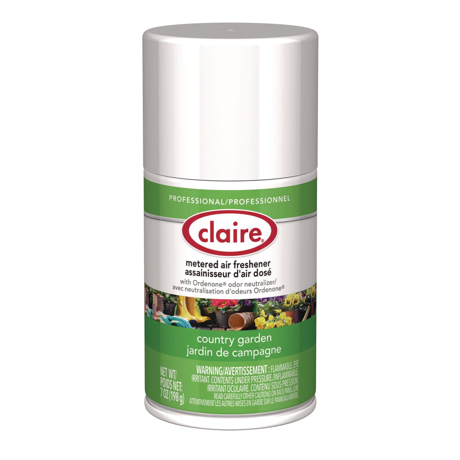Metered Air Freshener, Country Garden, 11 oz Aerosol Spray, 12/Carton