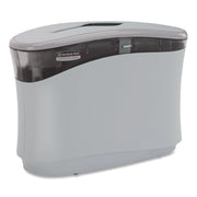 Multifold Dispenser - 13.3" Height x 9" Width x 5.2" Depth - Soft Gray - Refillable, Hygienic - 1 / Case
