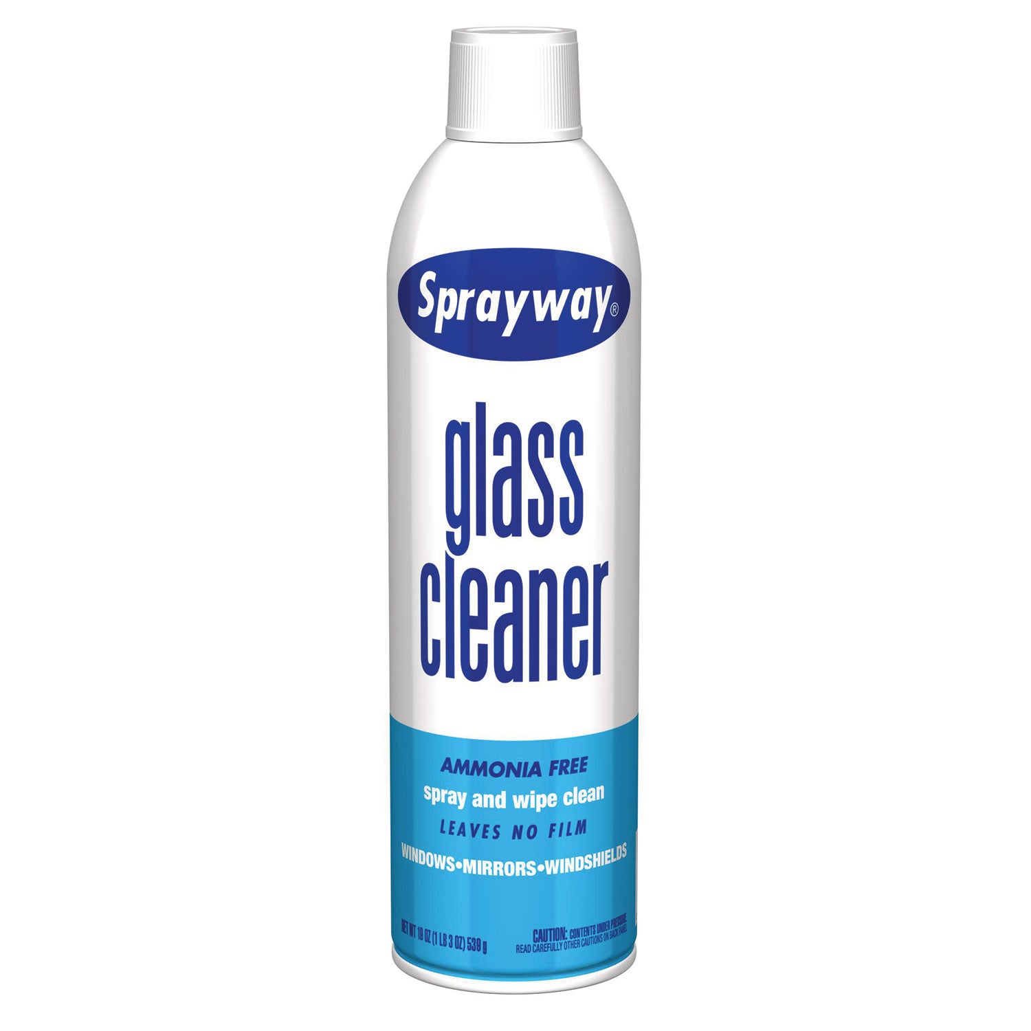 Glass Cleaner, 19 Oz Aerosol Spray, 12/Carton
