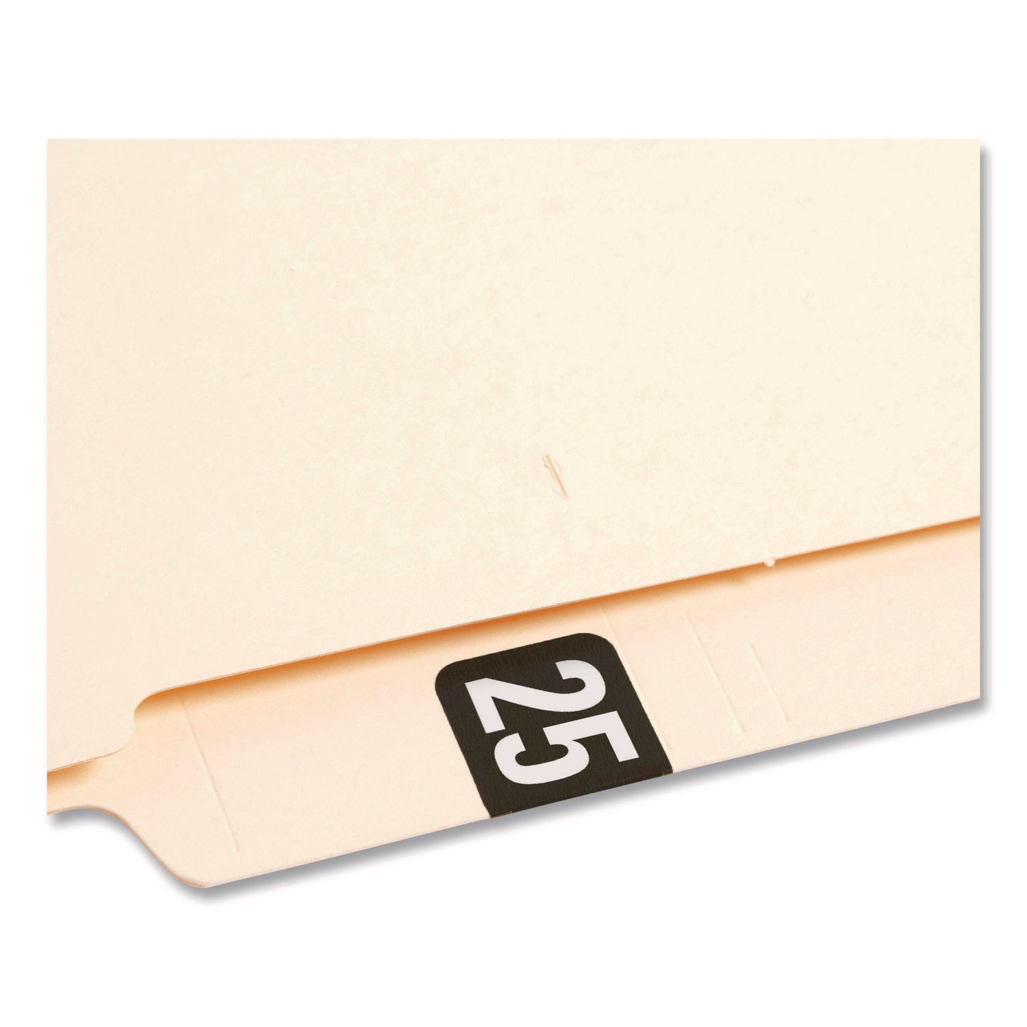 Smead ETYJ Color-Coded Year Labels, Black, 25 Labels, 3/4" x 1-1/2", 1 Roll