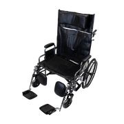 Bariatric Reclining Wheelchair w/ ELR 24" x 20"