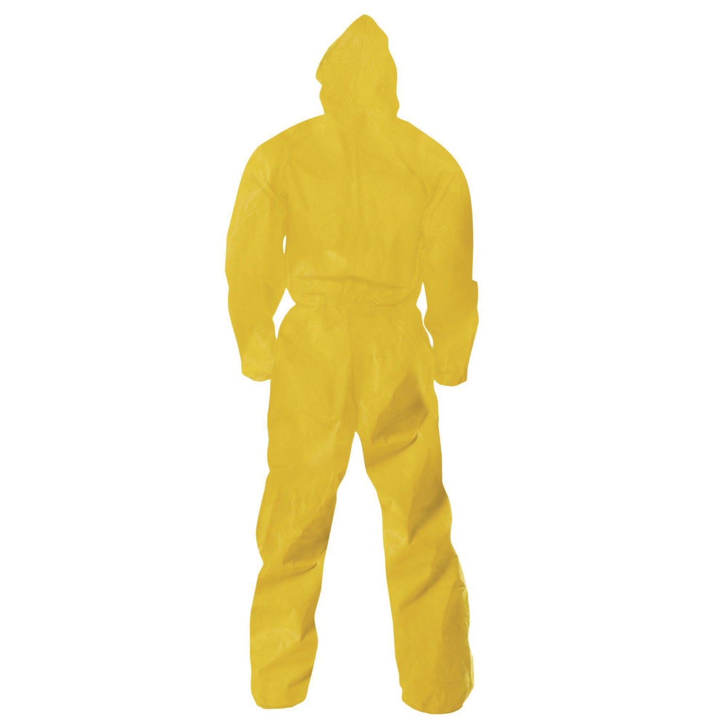 A70 Chemical Spray Protection Coveralls, Elastic Wrists, Ankles, Hood, 3X-Large, Yellow, 12/Carton