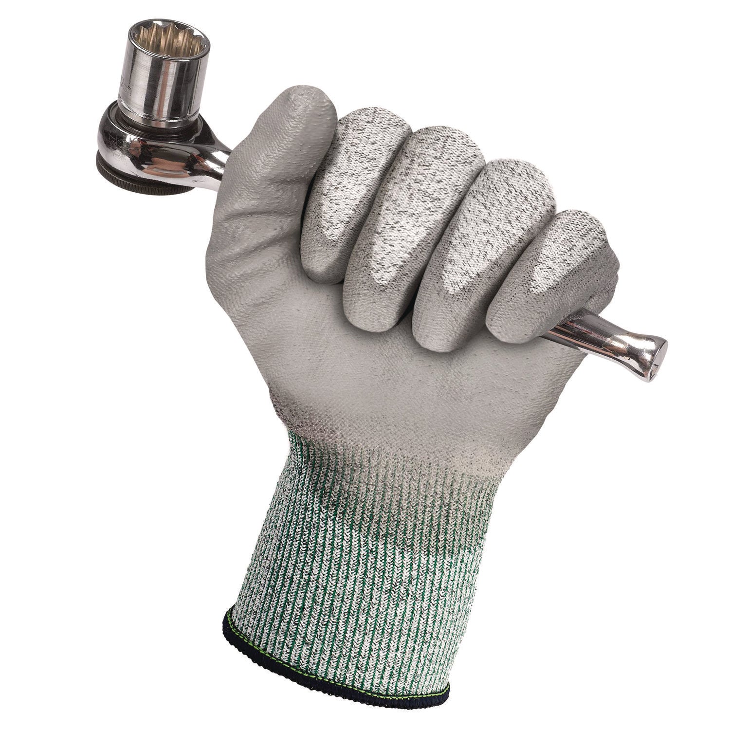 G60 Level 3 Economy Cut Resistant Gloves, Large, Gray/Salt and Pepper, 12 Pairs/Carton