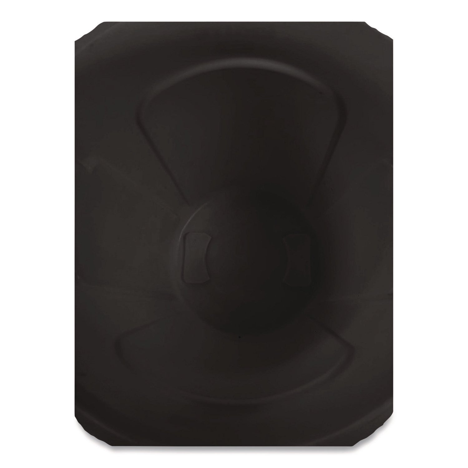 Rubbermaid Commercial Brute 44-Gallon Vented Utility Container - 44 gal Capacity - Round - Handle, Heavy Duty, Reinforced, UV Coated, Damage Resistant, Warp Resistant, Water Resistant - 31.5" Height x 24" Diameter - Plastic - Black - 1 Each
