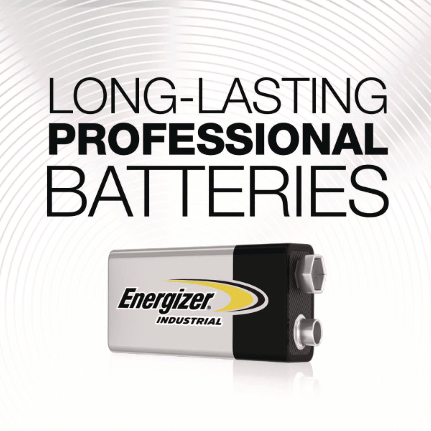 Energizer Industrial Battery - For Gas Detector, Smoke Detector, Stud Finder - 9V - 9 V - 12 / Box