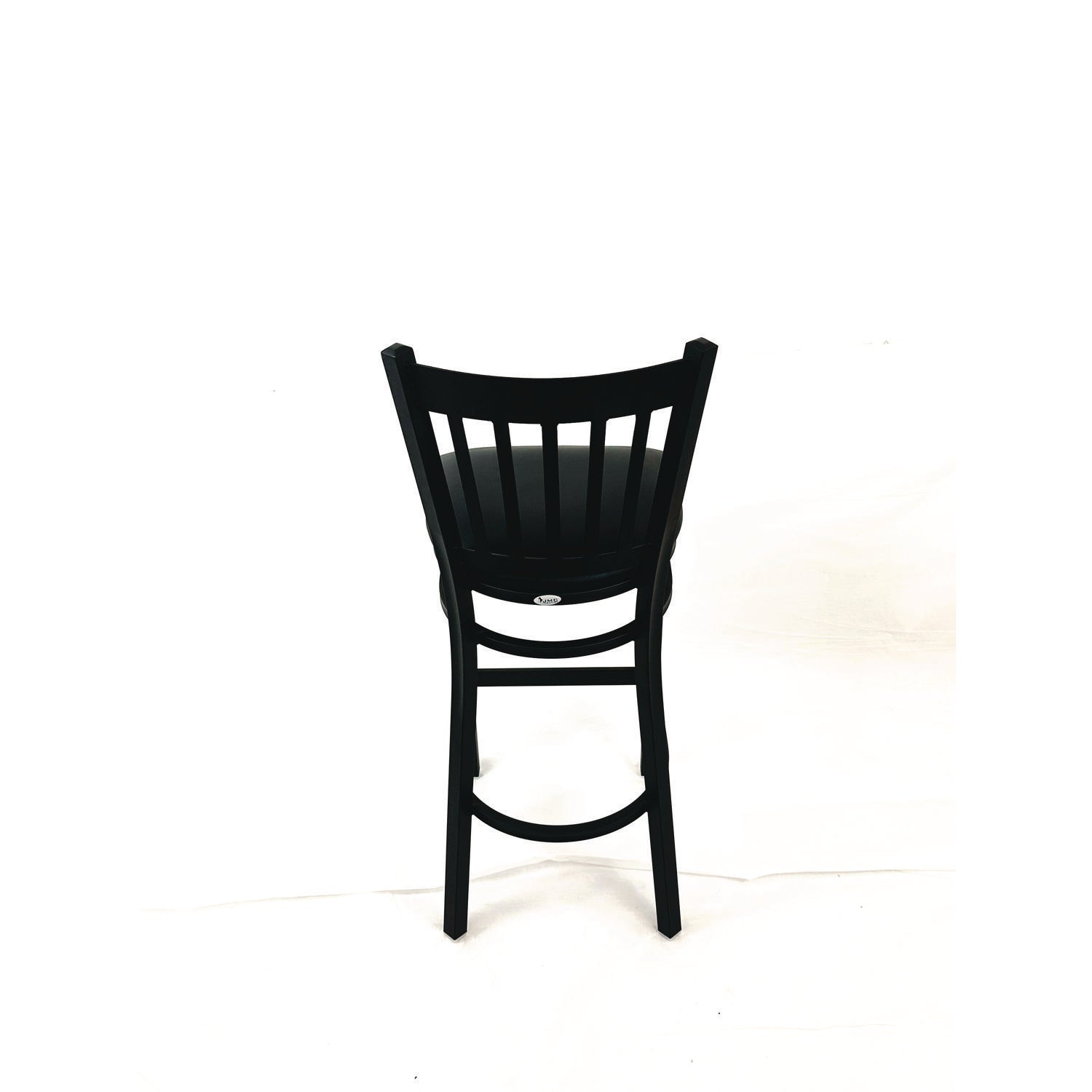 Cobra Series Barstool, Supports Up to 300 lb, 28.5" Seat Height, Black Seat, Black Back, Black Base