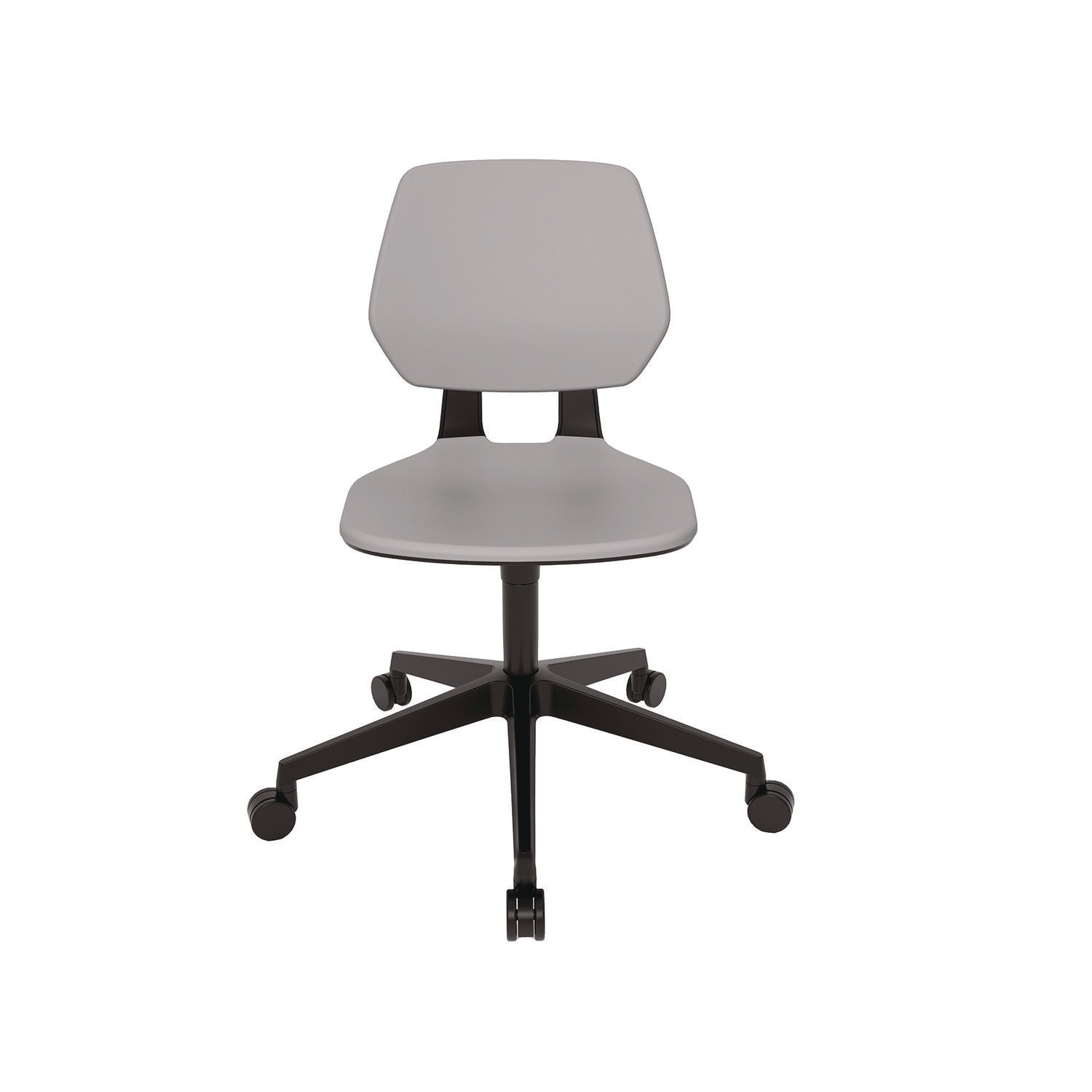 Gray Seat Color - Gray Back Color - 5-star Base - Gray, Black - 1 Each