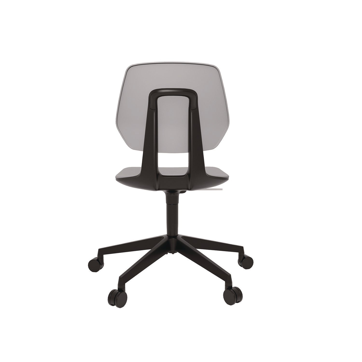 Gray Seat Color - Gray Back Color - 5-star Base - Gray, Black - 1 Each
