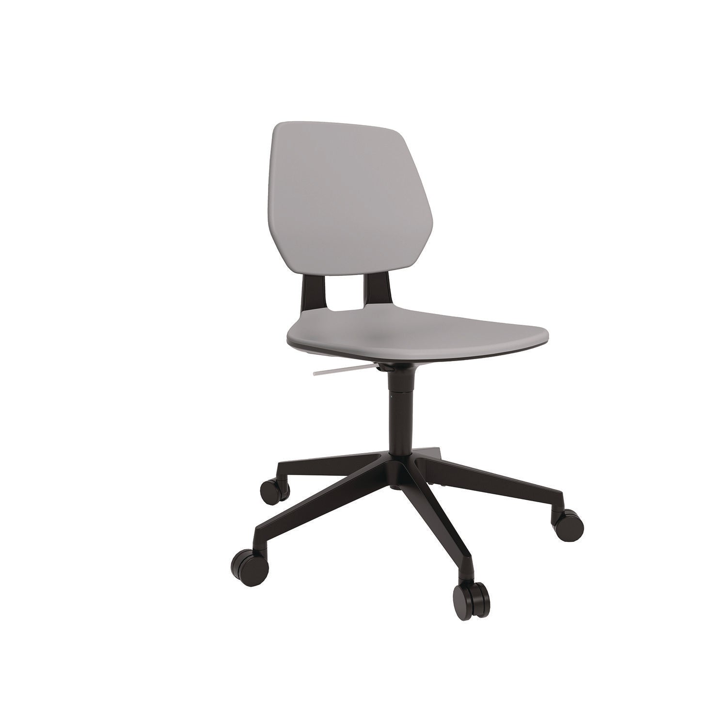 Gray Seat Color - Gray Back Color - 5-star Base - Gray, Black - 1 Each