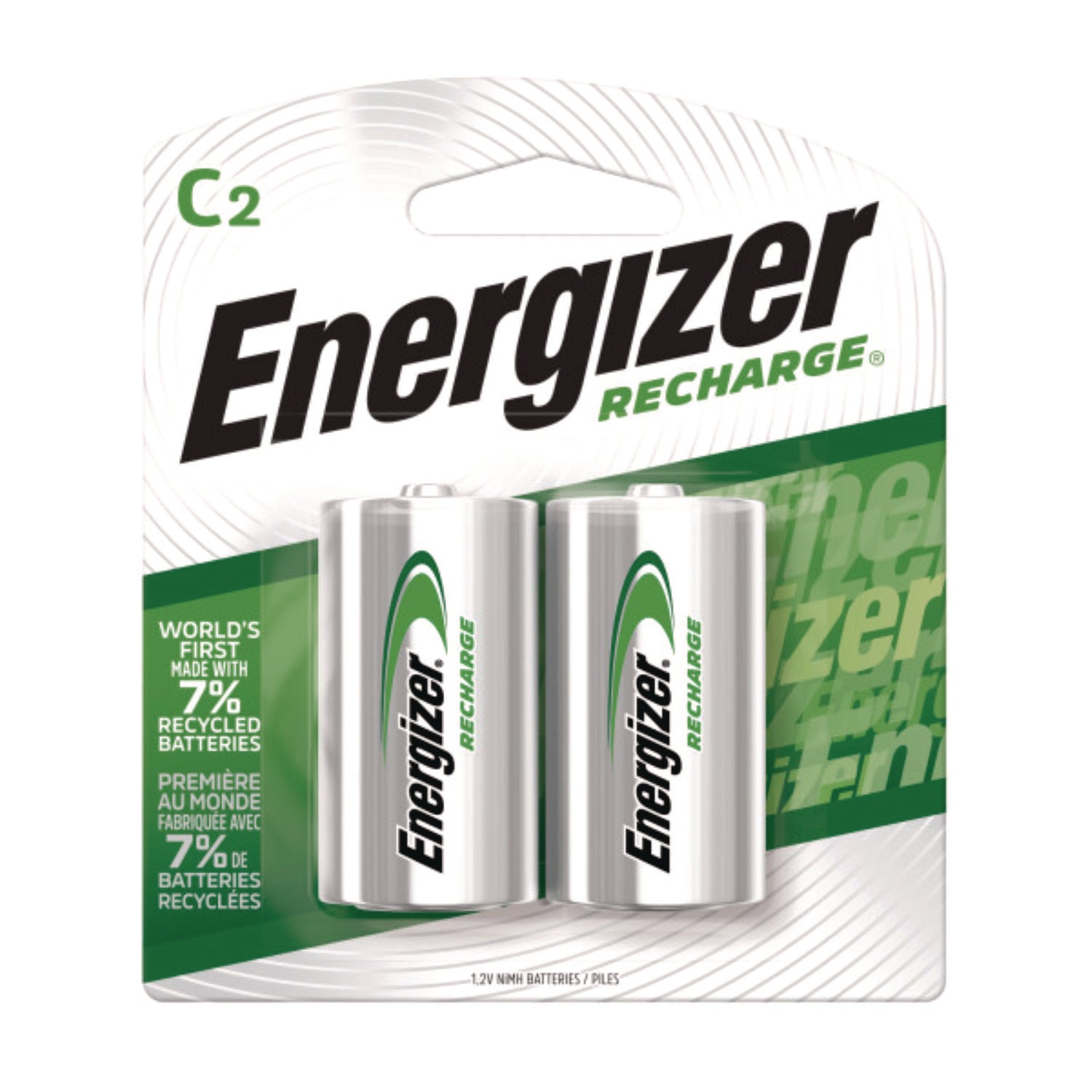 For General Purpose - Battery Rechargeable - C - 2500 mAh - 1.2 V DC - 2 / Pack