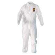 A20 Breathable Particle Protection Coveralls, Zip Front, Elastic Back, Wrists, Ankles, 3X-Large, White, 20/Carton