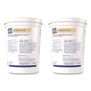 Diversey EasyPaks Neutral Cleaner - Concentrate - 0.50 oz (0.03 lb) to - Pine Forest Scent - Phosphate-free, Rinse-free - Orange - 90/Tub - 1 Each
