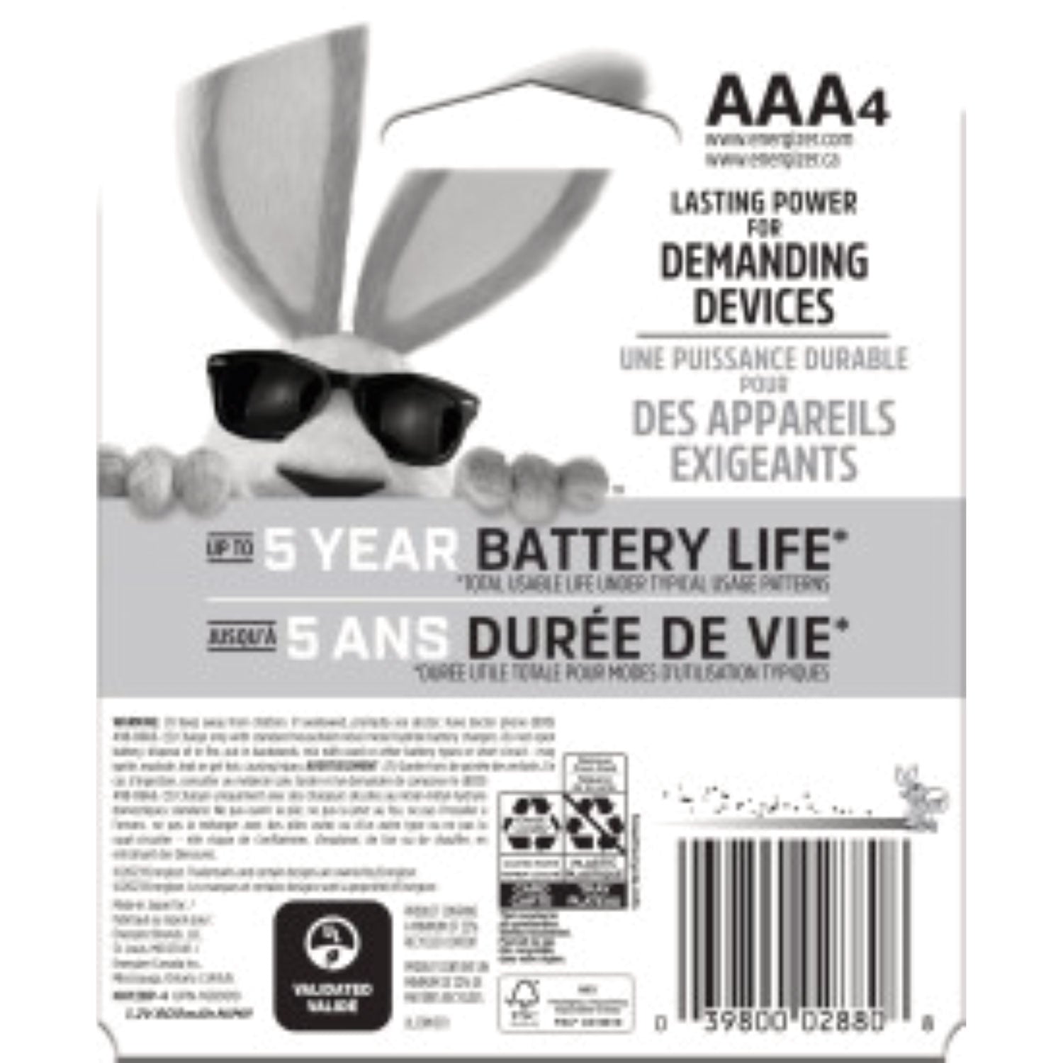 For Multipurpose - Battery Rechargeable - AAA - 1.2 V DC - 4 / Pack