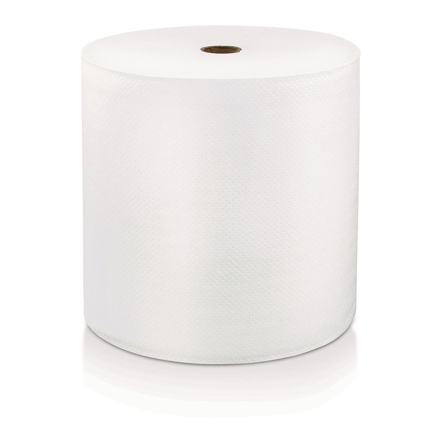 LoCor Hard Wound Roll Towels, 1 Ply, 7" x 800 ft, White, Virgin Fiber, 6 Rolls per Carton