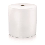 LoCor Hardwound Roll Towels - 1 Ply - 8" Width x 1000 ft Length - Fully embossed - Bright White - Fiber - 6 / Carton