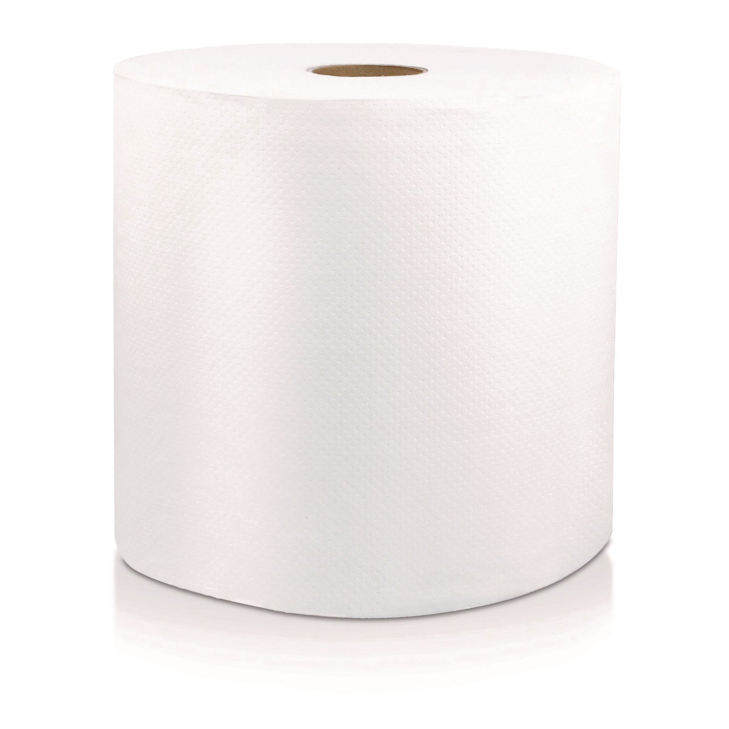 1 Ply - 8" Width x 800 ft Length - White - Virgin Fiber - 6 / Carton