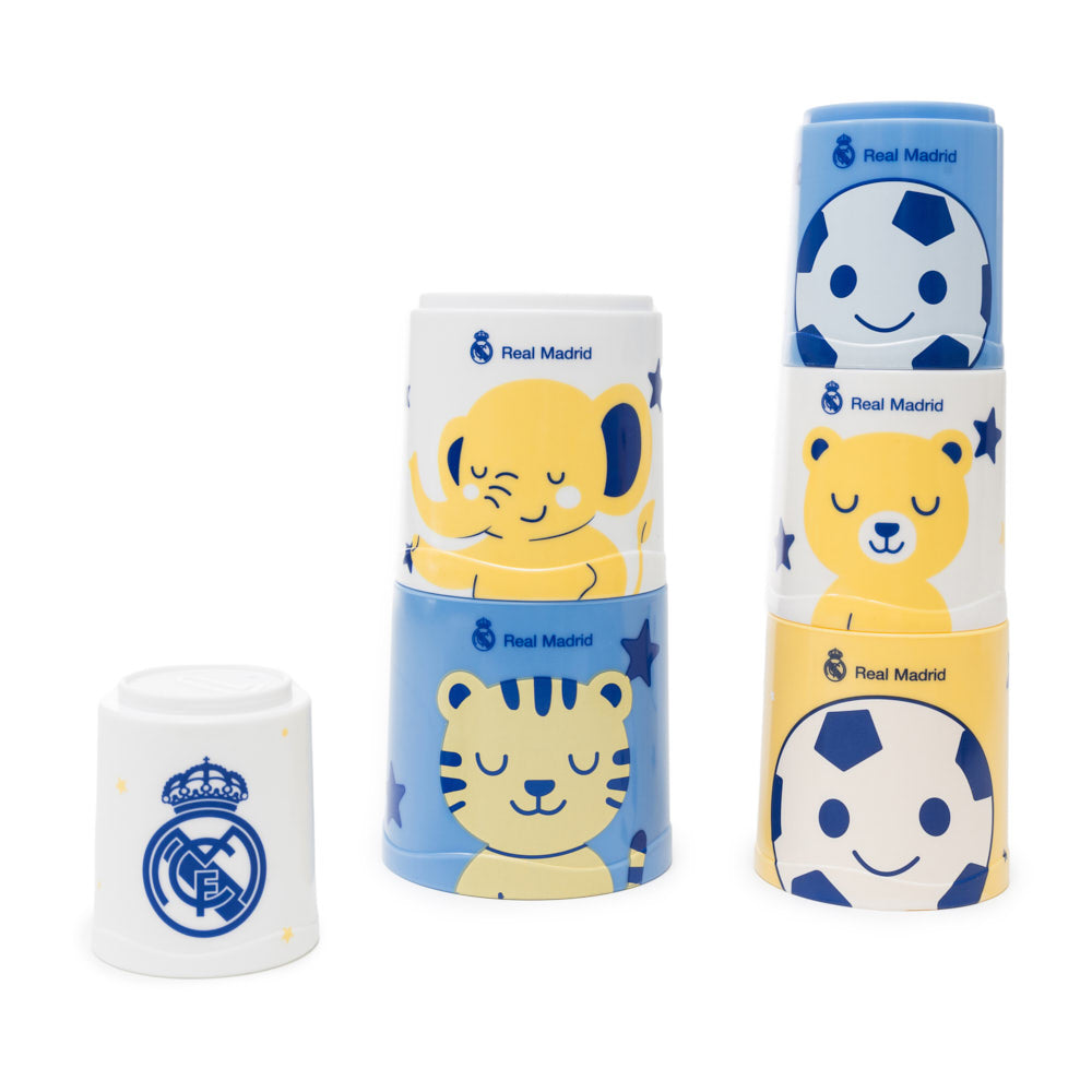 Real Madrid Stacking Cubes