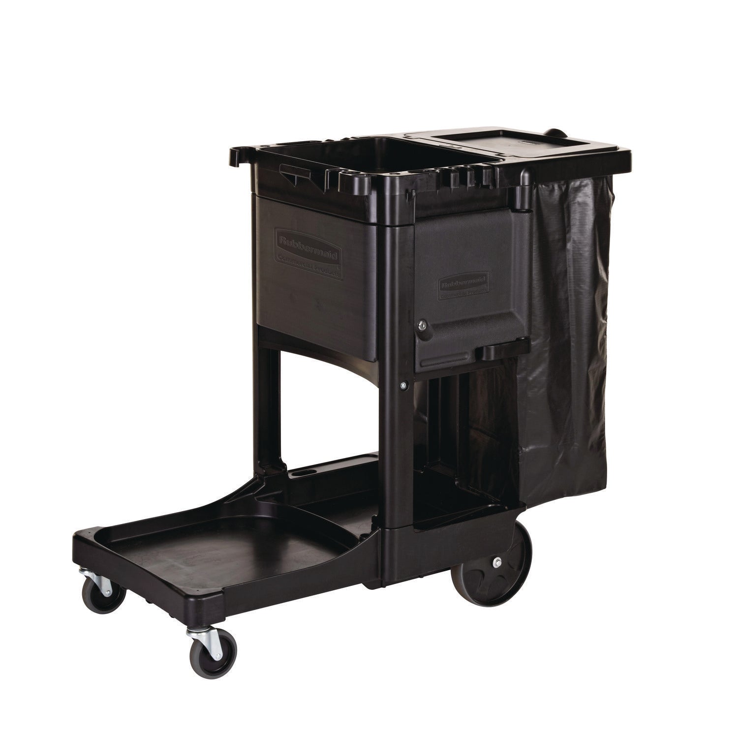 Cleaning Cart Locking Door Kit, Black