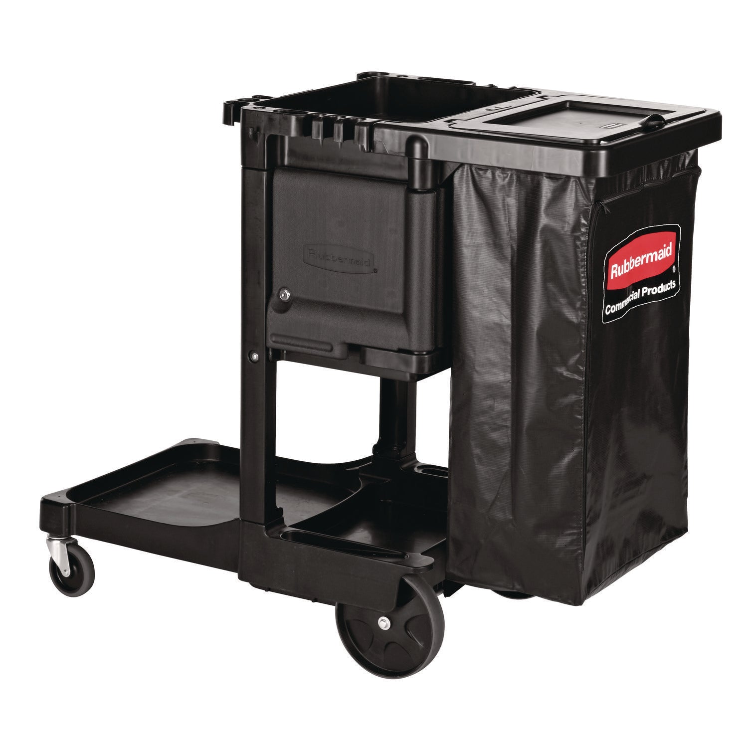 Cleaning Cart Locking Door Kit, Black