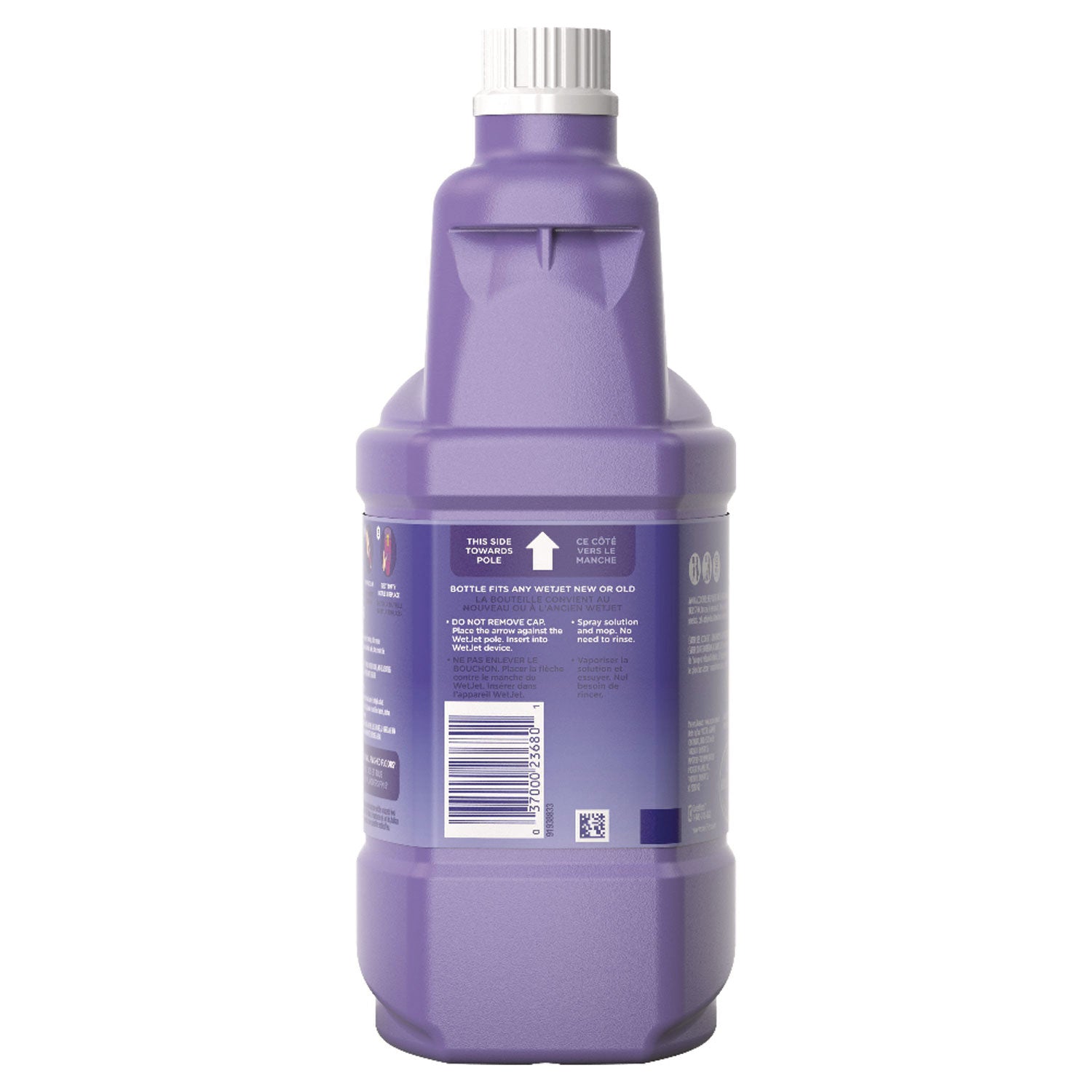 Swiffer WetJet Floor Cleaner - For Multi Surface, Multipurpose - Liquid - 42.2 fl oz (1.3 quart) - Lavender Vanilla Scent - Non-streaking, Phosphate-free, Quick Drying - Purple - 4 / Carton
