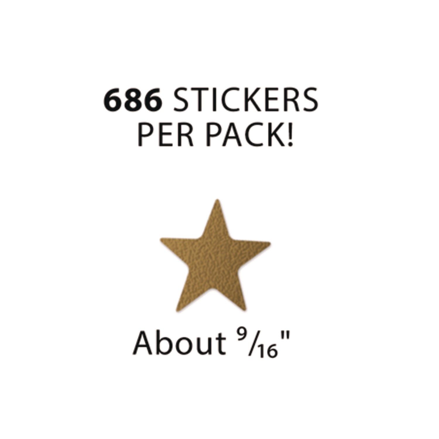 Assorted Foil Stars Stickers Valu-Pak