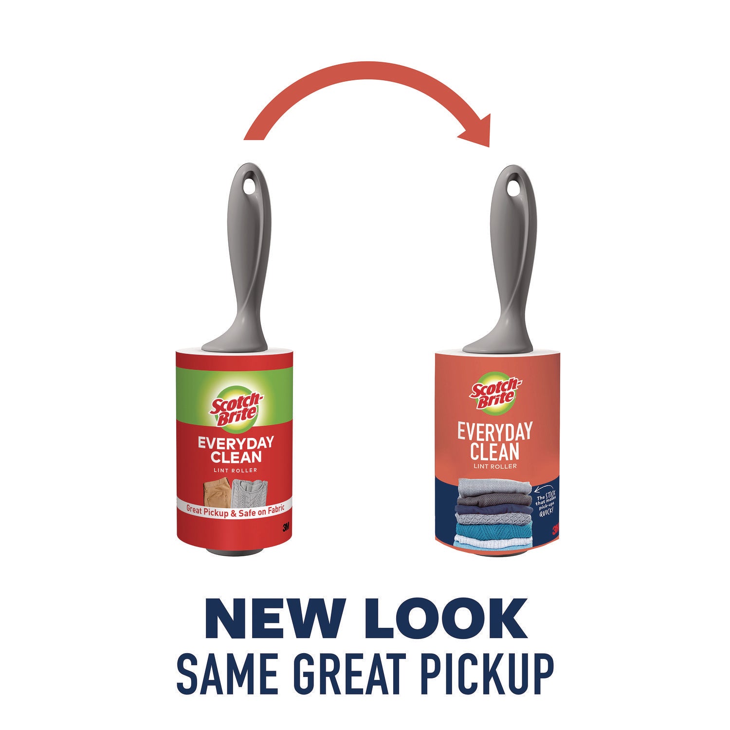 Scotch-Brite Lint Roller - Gray - 70/Roller - 1 Each