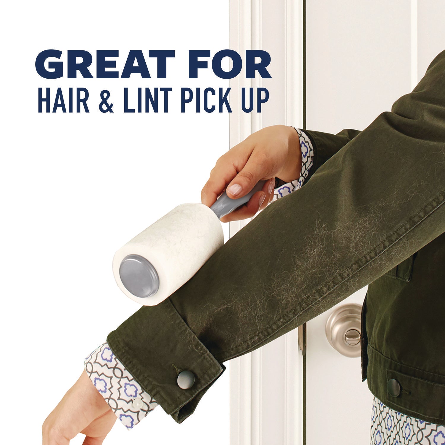 Scotch-Brite Lint Roller - Gray - 70/Roller - 1 Each