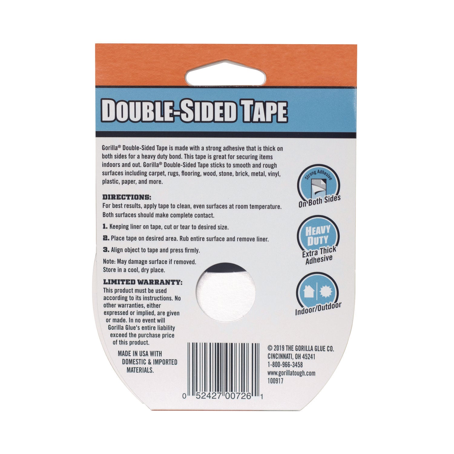 24 ft Length x 1.40" Width - Gray - 1 Roll