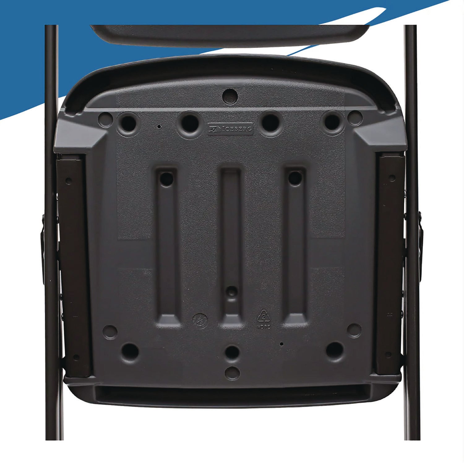 Rough n Ready® Commercial Folding Chair - Charcoal