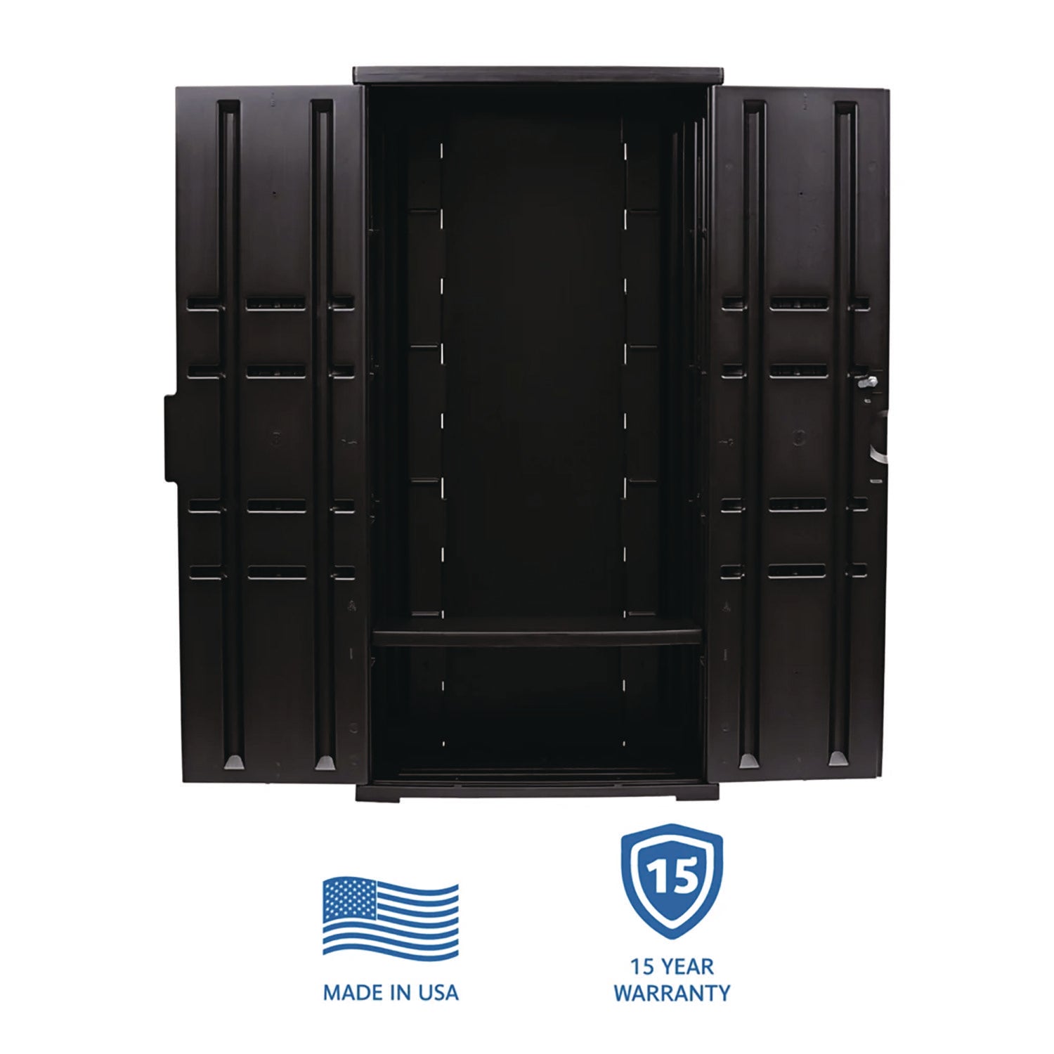 Rough n Ready® 66" Storage Cabinet, Black