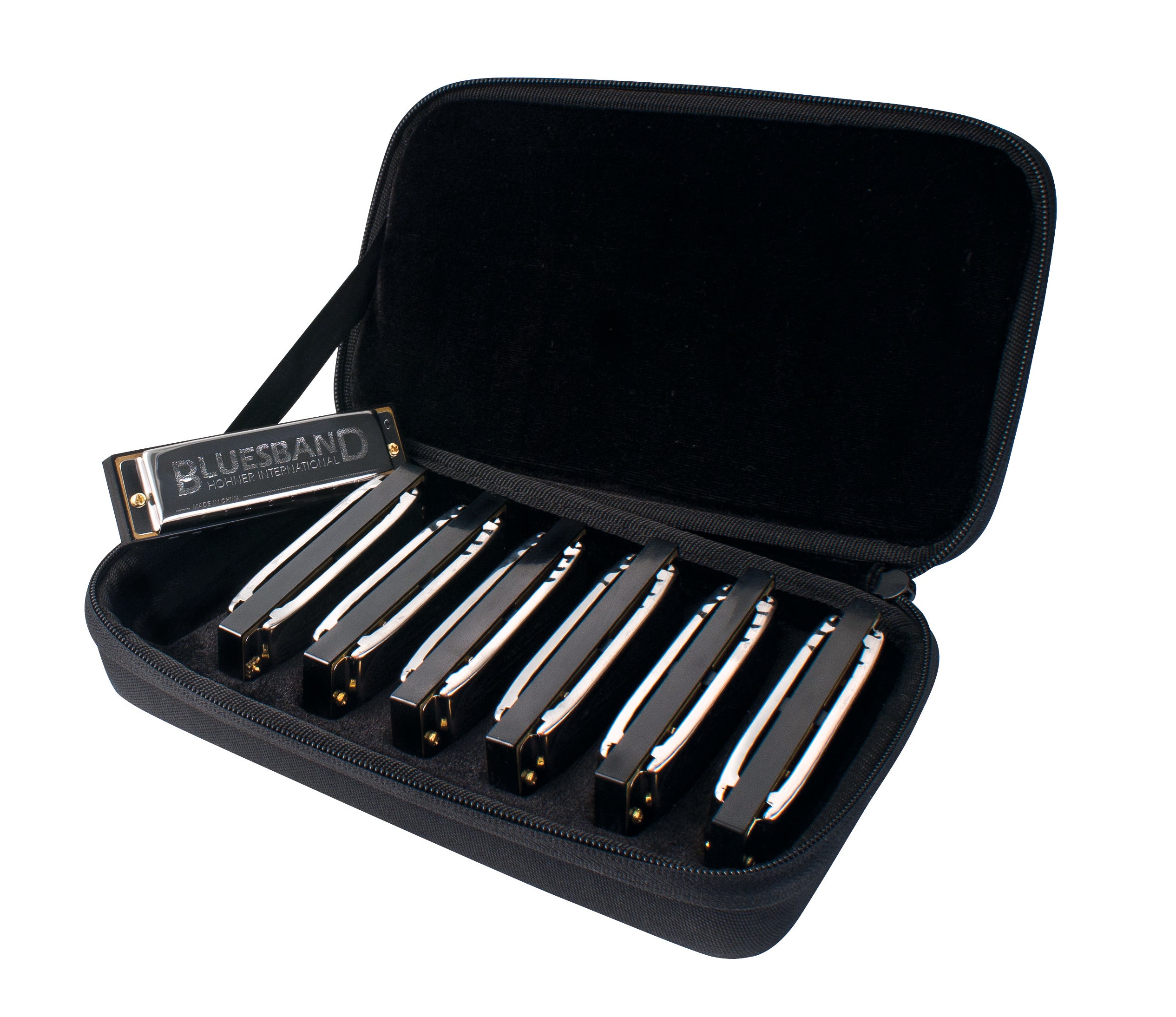 Hohner 1501/7 Blues Band Harmonica. (7 Pack)