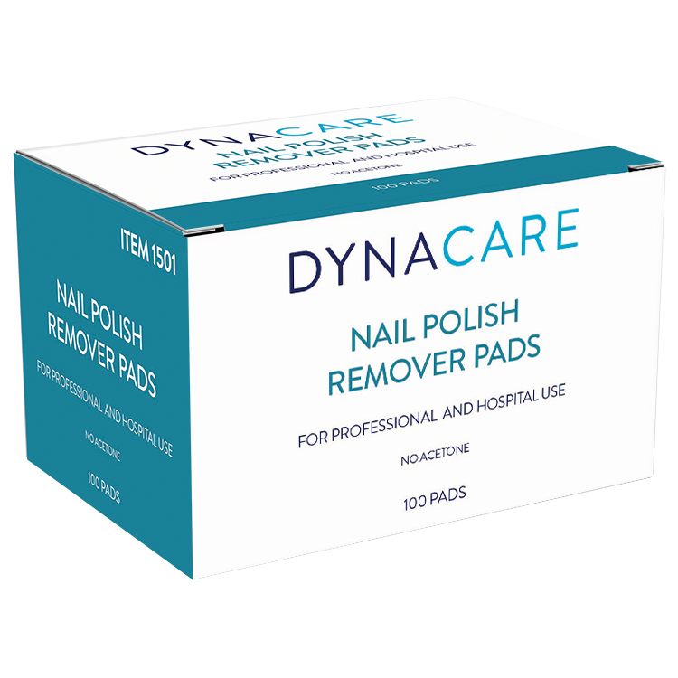 Nail Polish Remover Pads, No Acetone - 100 pcs per Box/10 Boxes per Case