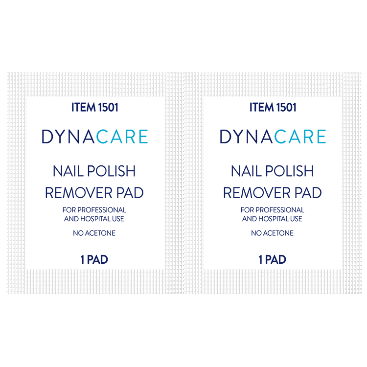 Nail Polish Remover Pads, No Acetone - 100 pcs per Box/10 Boxes per Case