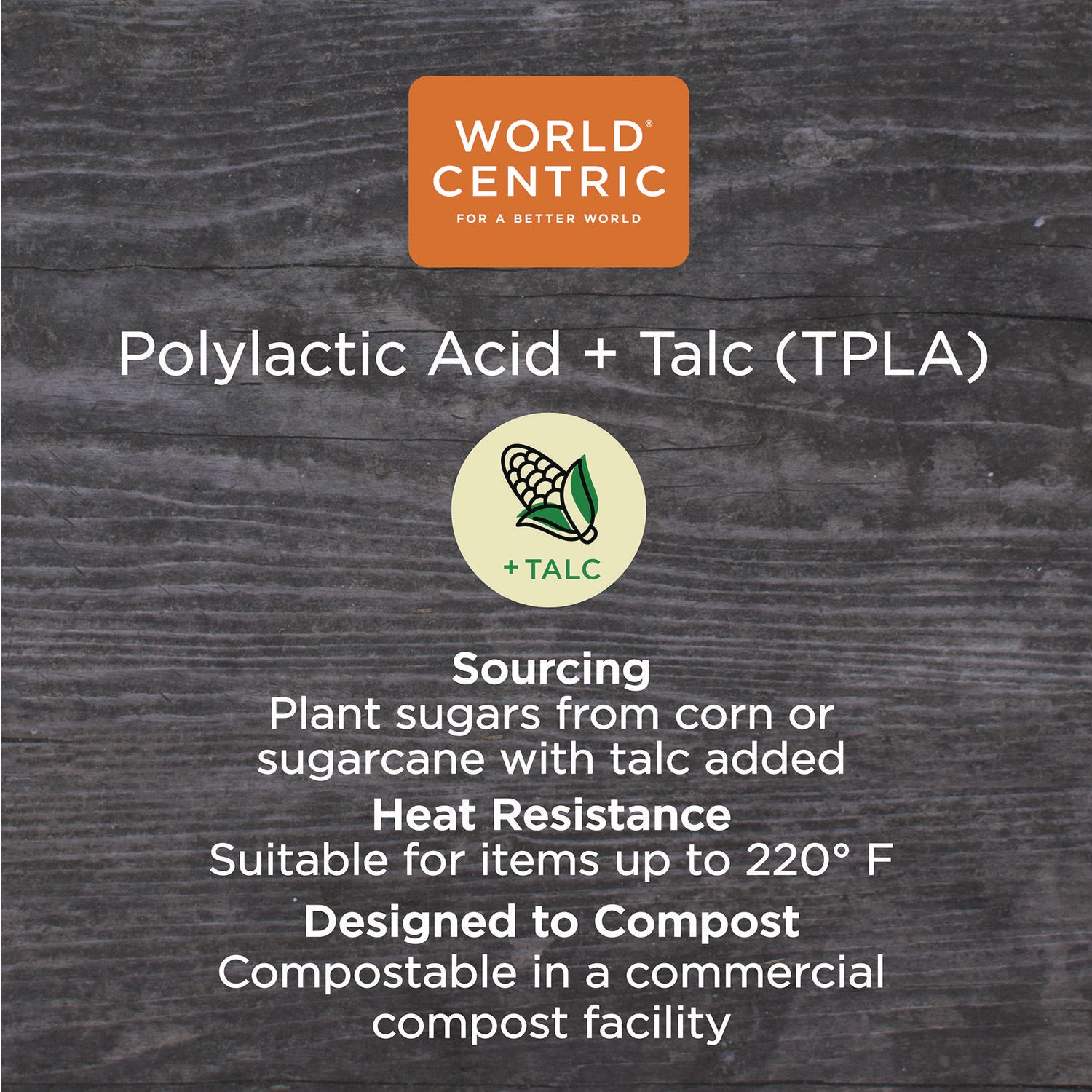 TPLA Compostable Cutlery, Fork/Knife/Napkin, Plastic, White, 500/Carton