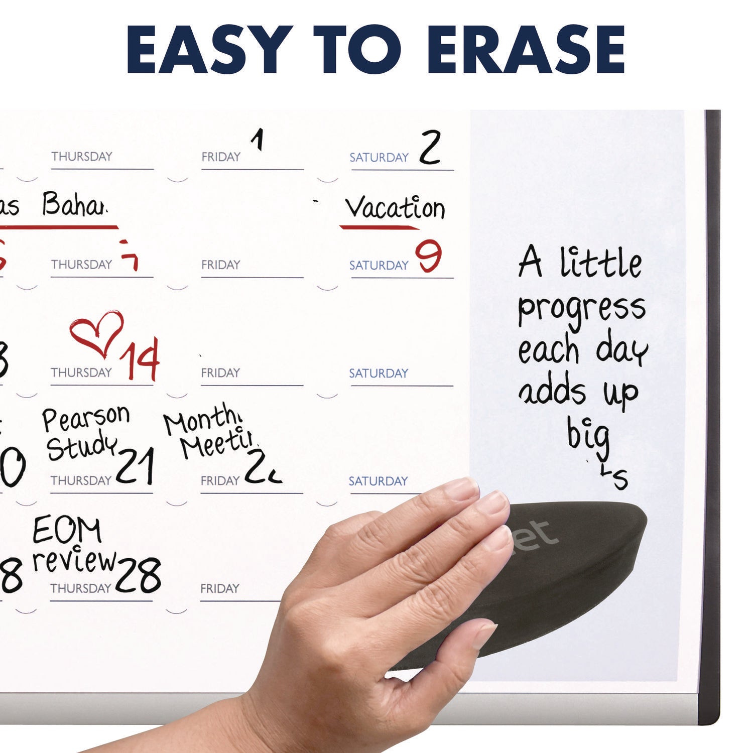 18" Board Height x 30" Board Width - White Natural Cork Surface - Magnetic, Calendar, Durable, Lightweight - Silver Aluminum Frame - 1 Each