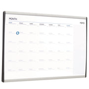18" Board Height x 30" Board Width - White Natural Cork Surface - Magnetic, Calendar, Durable, Lightweight - Silver Aluminum Frame - 1 Each