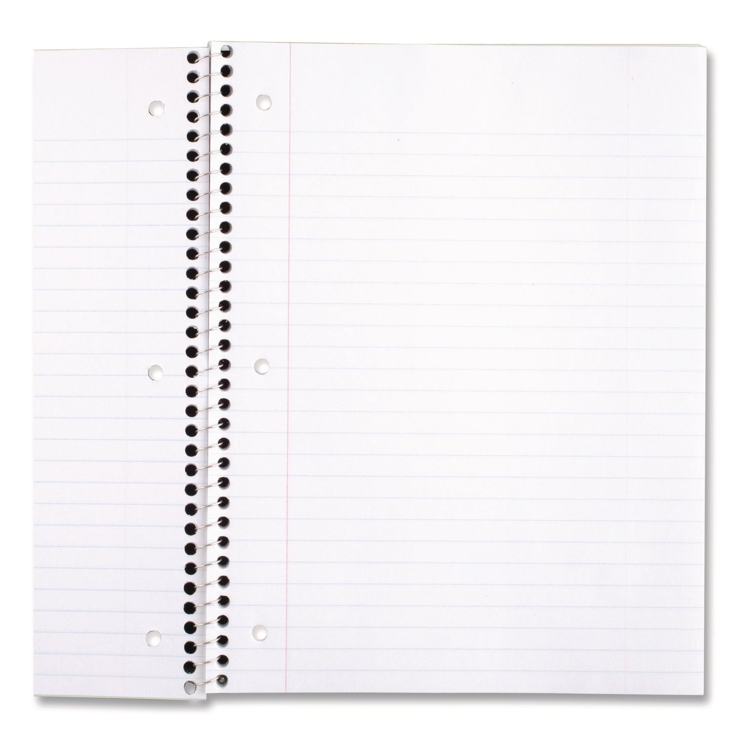70 Sheets - 140 Pages - Spiral Bound - 3 Hole(s) - 10 1/2" x 8" Sheet Size - 10" Height x 8" Width x 0.5" Length - White Paper - Assorted Cover - Durable Cover, Bleed Resistant, Perforated, Spiral Lock, Lightweight - 4 / Pack