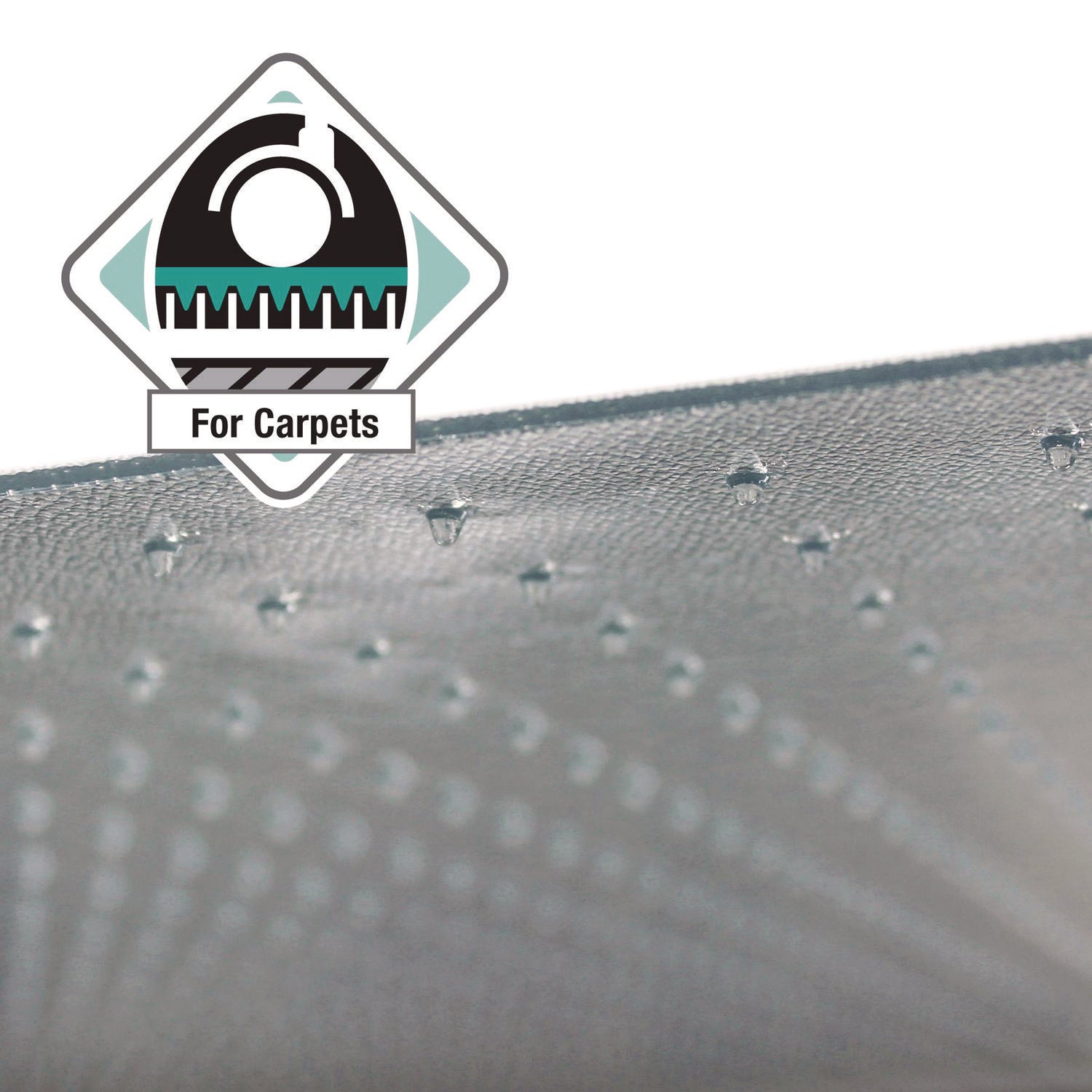 Carpet, Home, Carpet - 60" Length x 60" Width x 0.090" Depth x 0.090" Thickness - Rectangular - Polycarbonate, Polyvinyl Chloride (PVC) - Clear - 1 Each - TAA Compliant