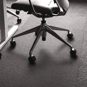 Carpet, Home, Carpet - 60" Length x 60" Width x 0.090" Depth x 0.090" Thickness - Rectangular - Polycarbonate, Polyvinyl Chloride (PVC) - Clear - 1 Each - TAA Compliant