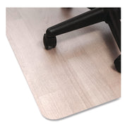 Hard Floor - 60" Length x 46" Width x 0.070" Depth x 0.070" Thickness - Rectangular - Polycarbonate - Clear - 1 Each - TAA Compliant
