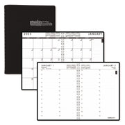 Julian Dates - Daily, Monthly - 12 Month - January 2026 to December 2026 - Hourly - 1 Day Single Page Layout - 1 Month Double Page Layout - 7" x 10" Sheet Size - Wire Bound - Leather, Paper - Blue Cover - 1 Each