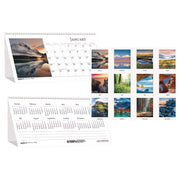 Julian Dates - Monthly - 1 Year - January 2026 to December 2026 - 1 Month Double Page Layout - 8 1/2" x 4 1/2" Sheet Size - Spiral Bound - Desktop - White - Paper - 1 Each
