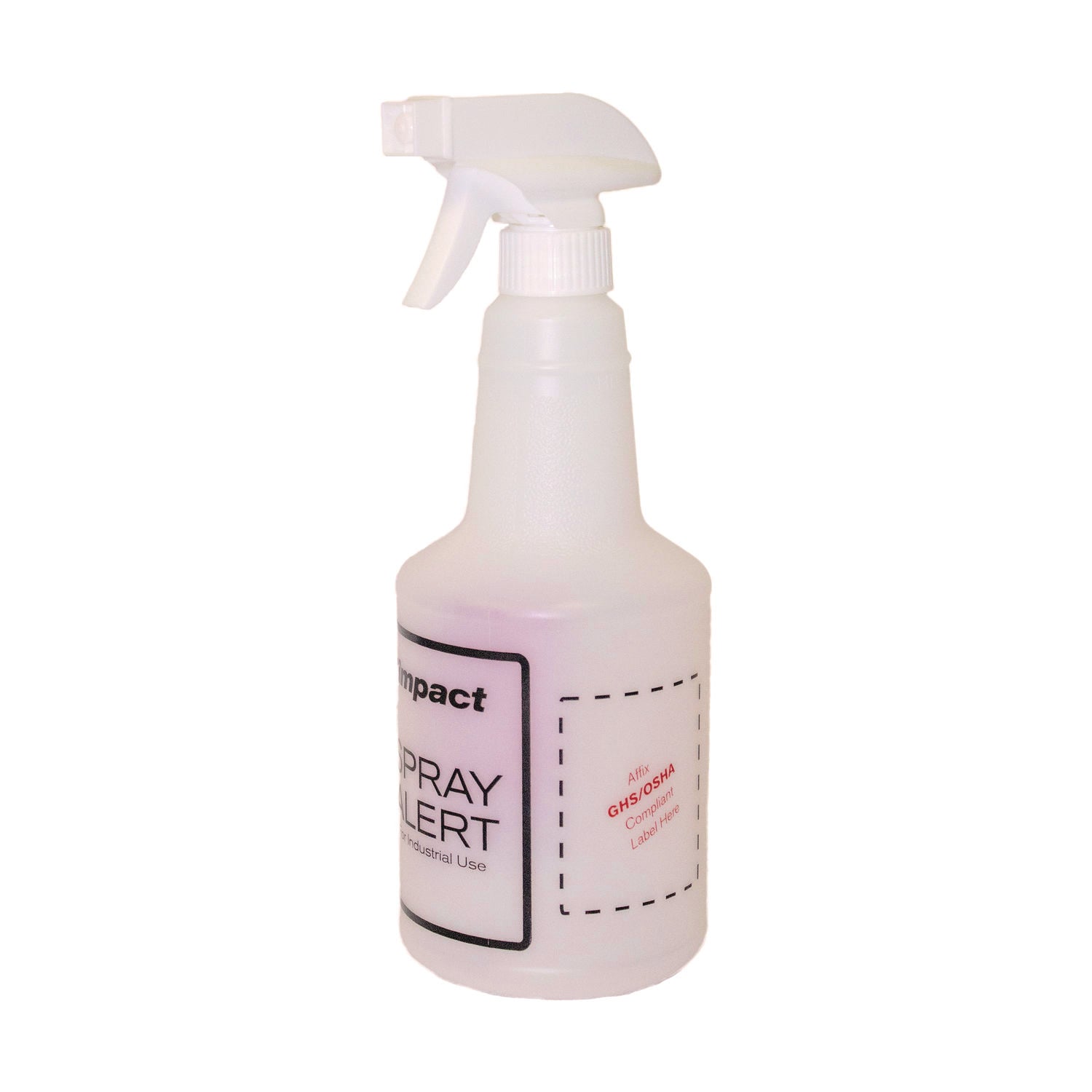 Spray Alert Spray Bottle - Leak Proof - 10.6" Height x 4.5" Width - White - 3 / Pack