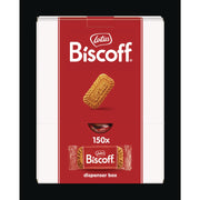 Biscoff Individual Cookies Dispenser, Caramel Flavor, 2 Cookies per Pack, 150 Packs per Carton, No Artificial Colors or Flavors, Preservative-Free